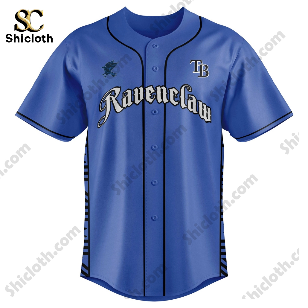 Alternative view of Tampa Bay Rays Ravenclaw House Baseball Jersey