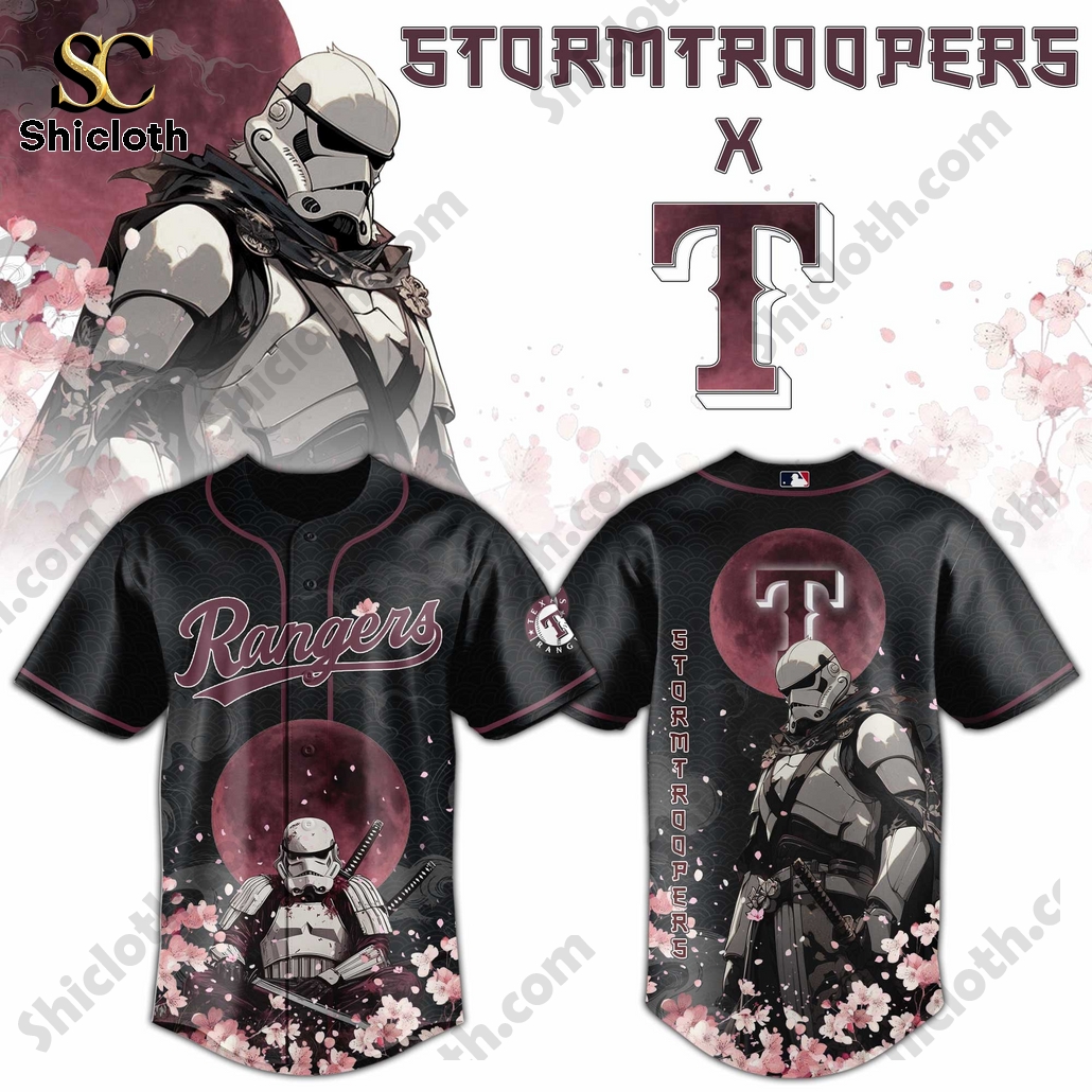 Texas Rangers MLB Stormtrooper Japan Baseball Jersey