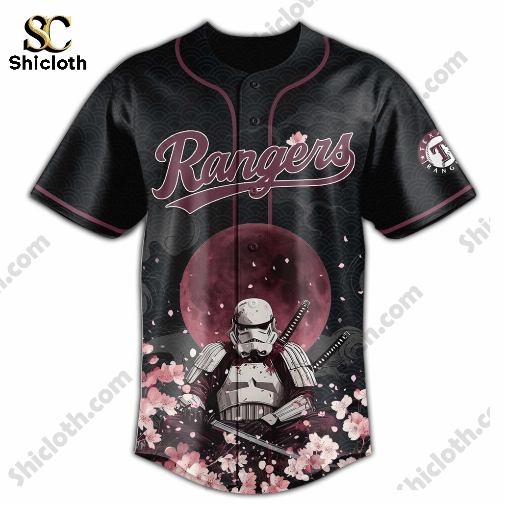 Texas Rangers MLB Stormtrooper Japan Baseball Jersey