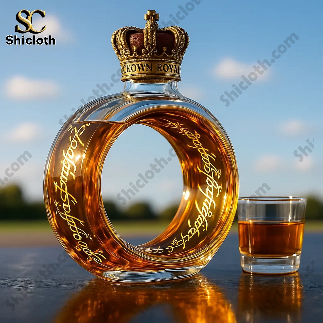 The Lord of the Rings One Ring Crown Royal Whiskey Bottle