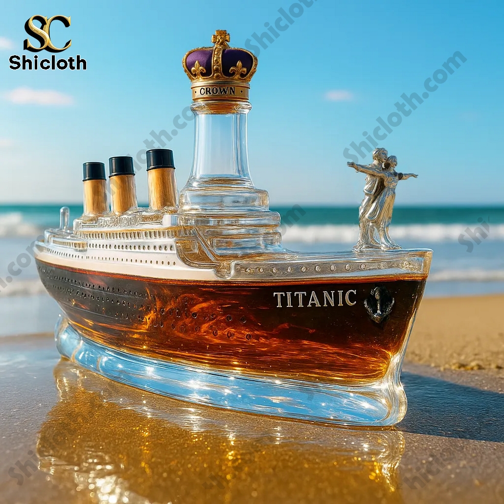 Titanic Crown Royal Whiskey Bottle