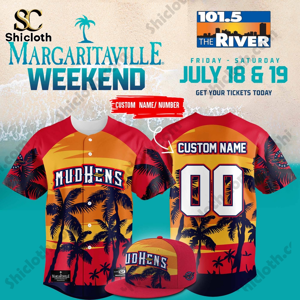 Toledo Mud Hens Margaritaville Weekend Baseball Jersey