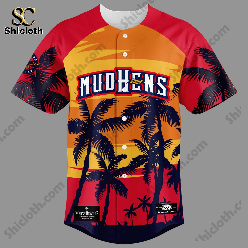 Alternative view of Toledo Mud Hens Margaritaville Weekend Baseball Jersey