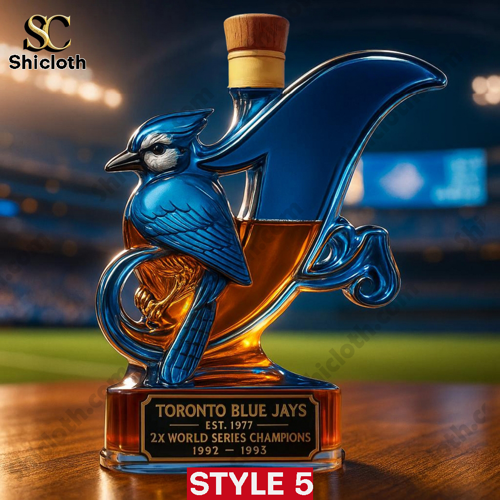Toronto Blue Jays 2x World Series Champions Commemorative Whiskey Bottle 6 Toronto Blue Jays 2x World Series Champions Commemorative Whiskey Bottle - Image 6