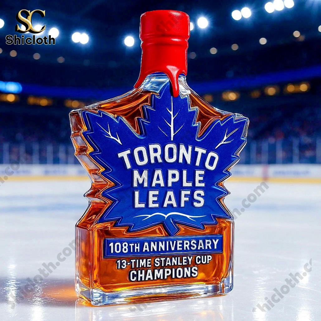 Toronto Maple Leafs 108th Anniversary Whiskey Bottle 3 Toronto Maple Leafs 108th Anniversary Whiskey Bottle - Image 3