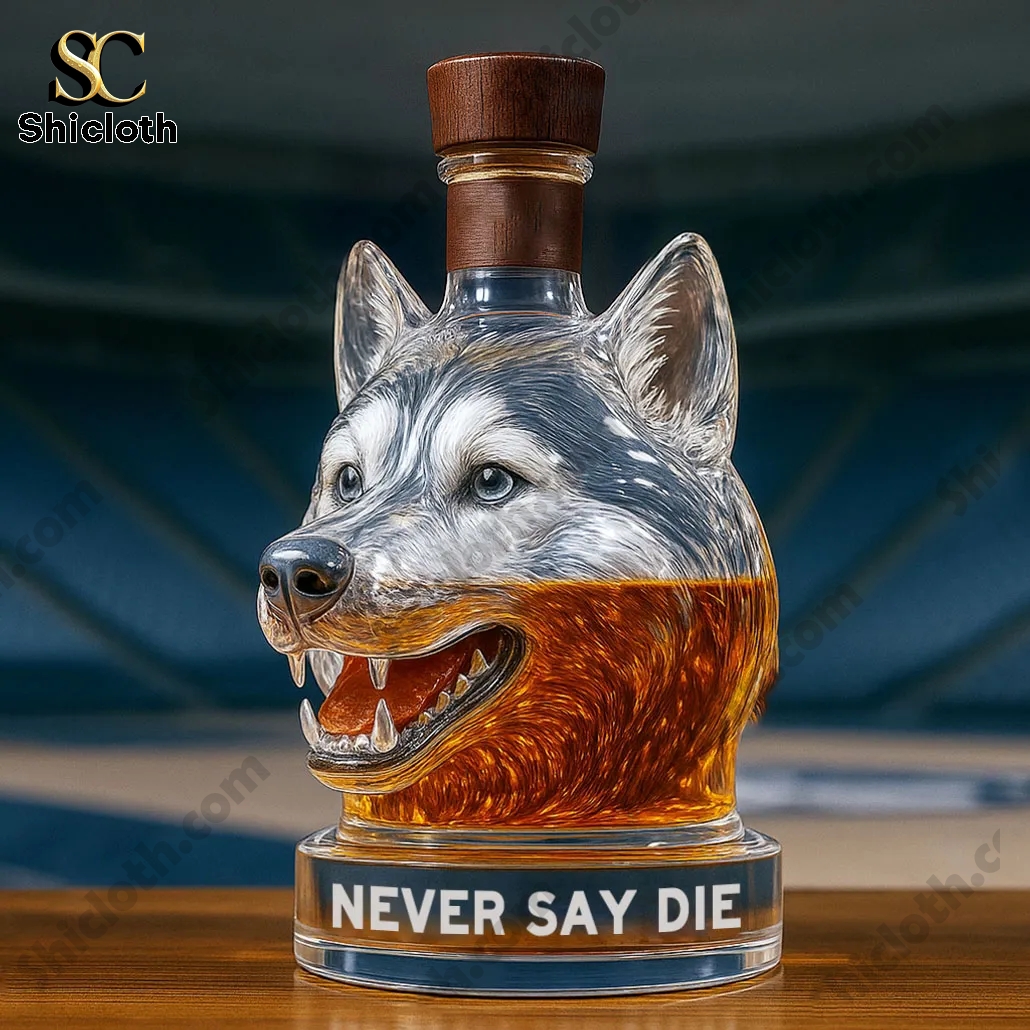 UConn Jonathan the Husky Whiskey Bottle 5 UConn Jonathan the Husky Whiskey Bottle - Image 5