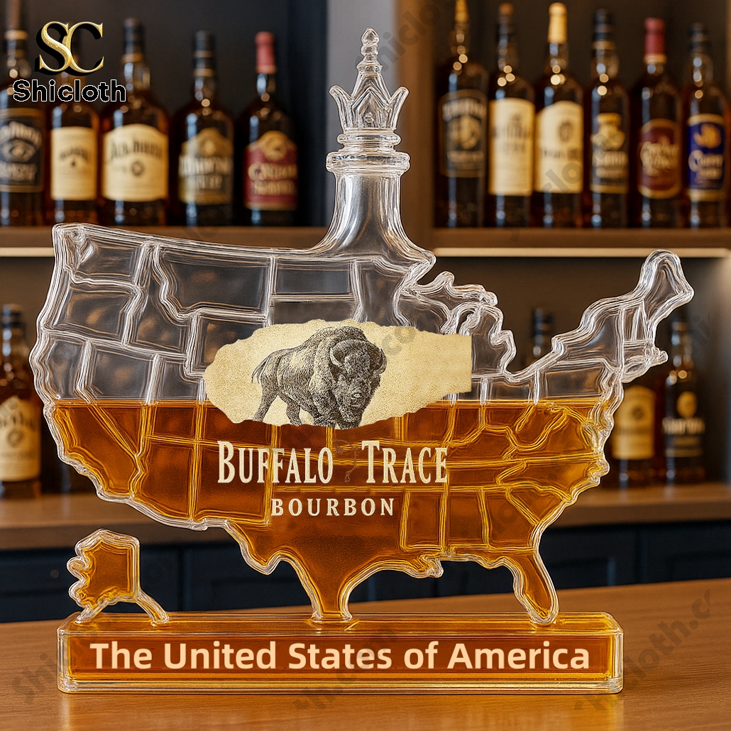United States Map Whiskey Bottle 3 United States Map Whiskey Bottle - Image 3