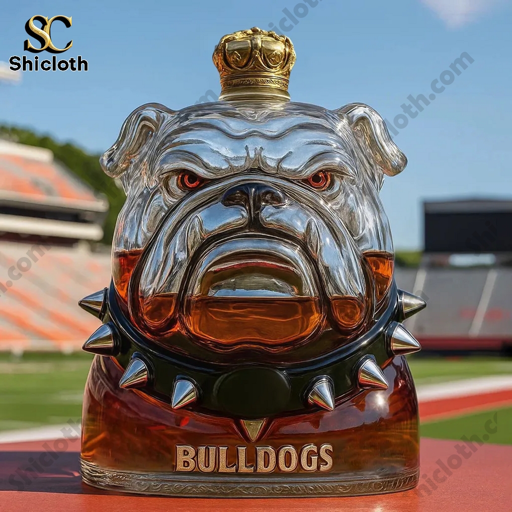 University of Georgia Bulldogs Whiskey Bottle