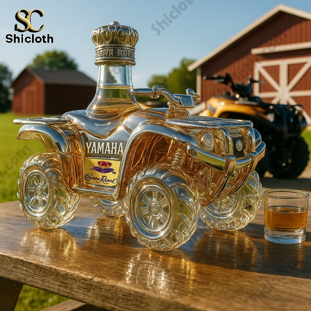 Yamaha Grizzly ATV Whiskey Bottle