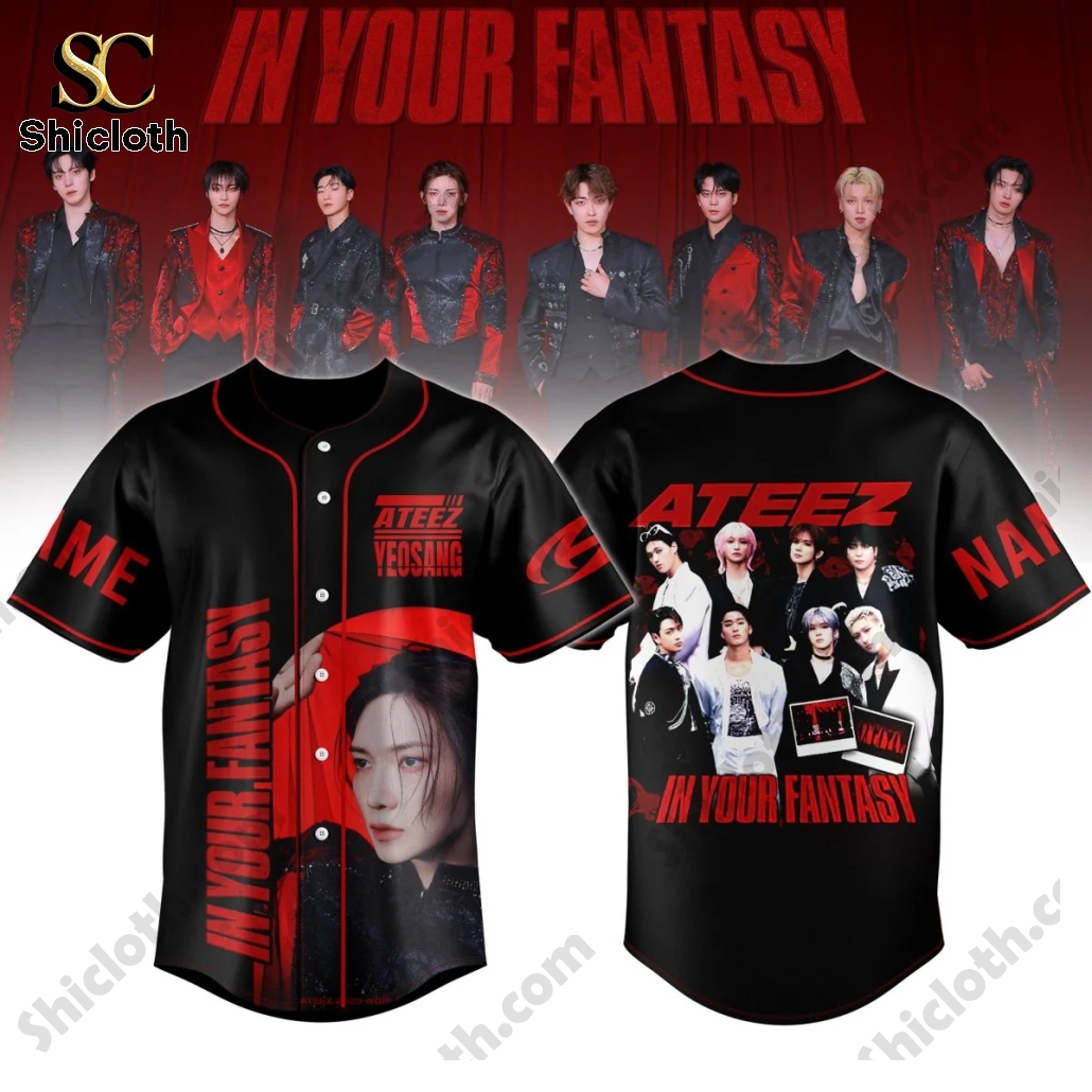 Yeosang ATEEZ In Your Fantasy Baseball Jersey