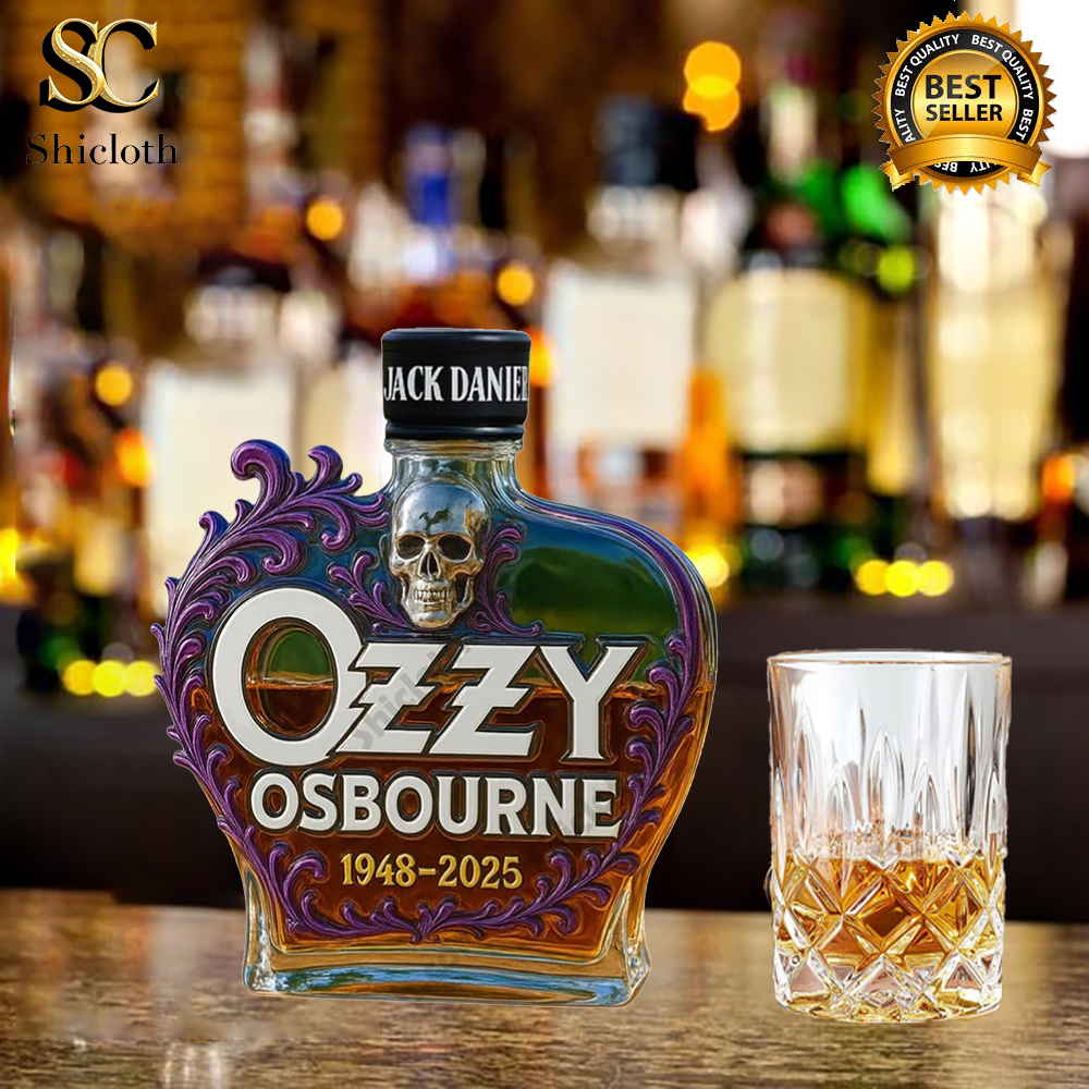 Ozzy Osbourne Skull 1948 2025 Crown Royal Whiskey Bottle 3 Ozzy Osbourne Skull 1948 2025 Crown Royal Whiskey Bottle - Image 3