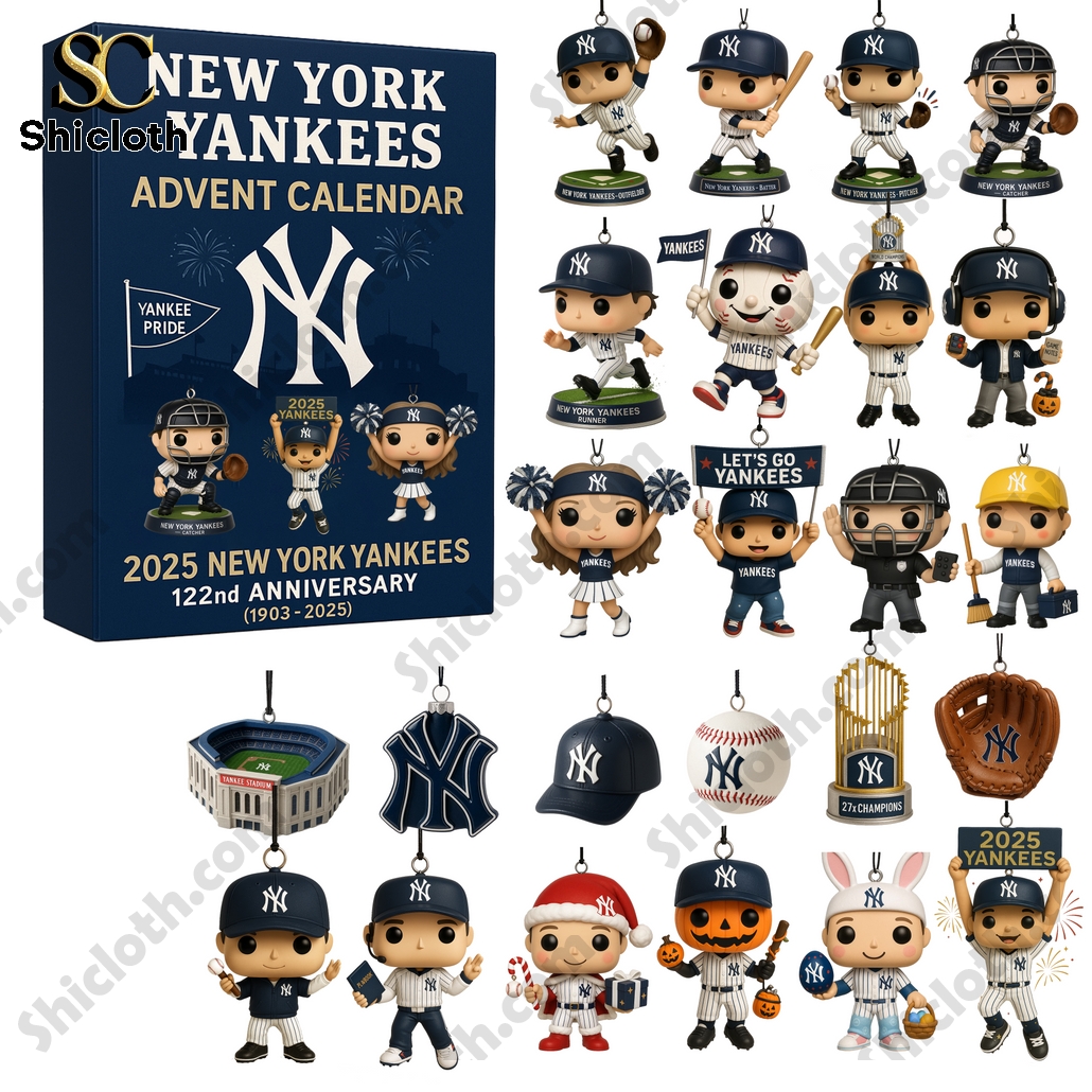 2025 New York Yankees 122nd Anniversary Advent Calendar