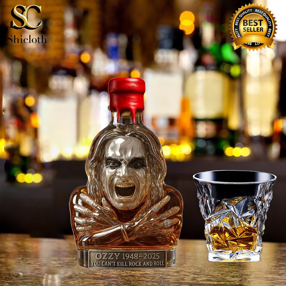 Ozzy Osbourne You Can't Kill Rock 'n Roll Memorial Whiskey Bottle 3 Ozzy Osbourne You Can't Kill Rock 'n Roll Memorial Whiskey Bottle - Image 3