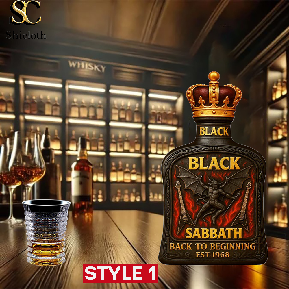 Ozzy Osbourne Back to Beginning Crown Royal Whiskey Bottle