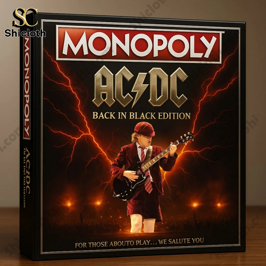 AC/DC Heavy Metal Band Monopoly Board Game