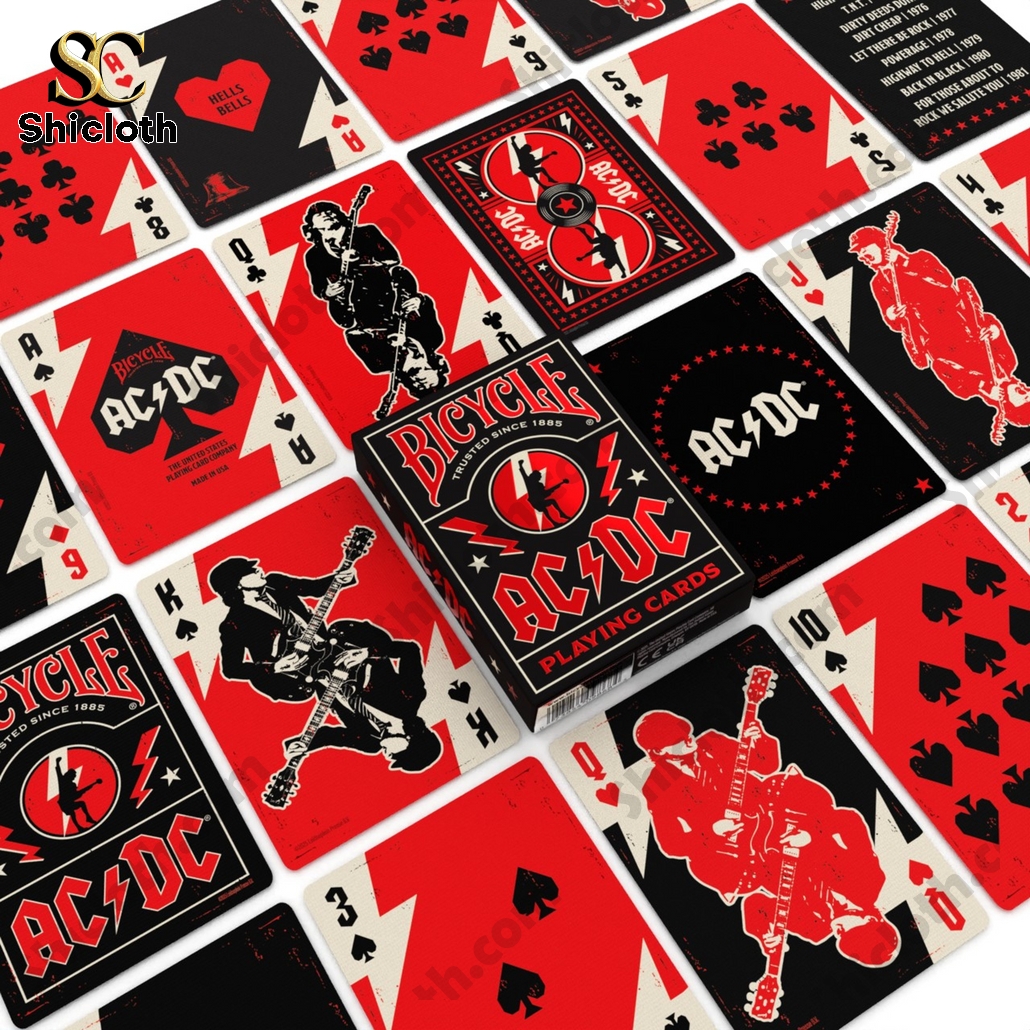 AC/DC Band Playing Cards 3 AC/DC Band Playing Cards - Image 3
