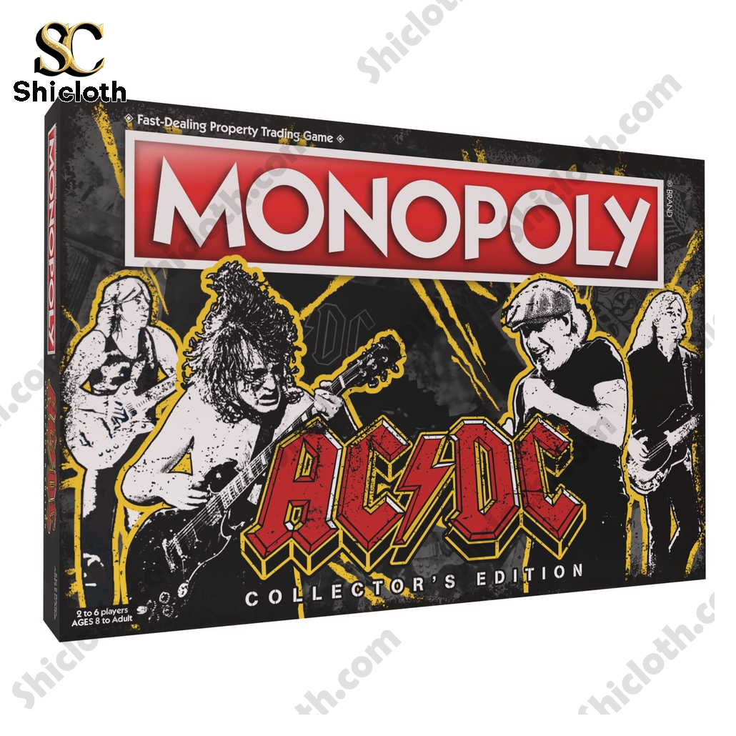 AC/DC Back in Black Edition Monopoly Board Game