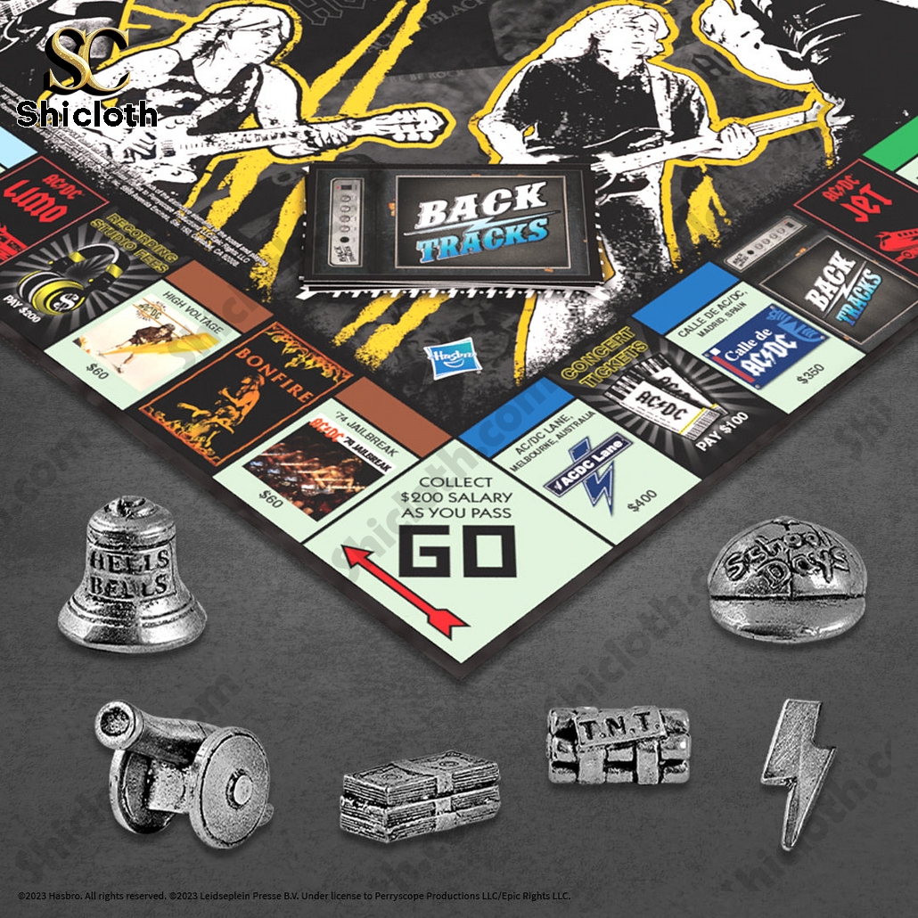 AC/DC Back in Black Edition Monopoly Board Game 7 AC/DC Back in Black Edition Monopoly Board Game - Image 7