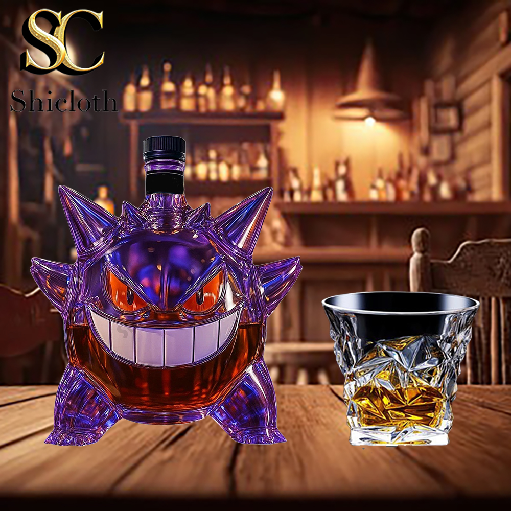 Pokemon Gengar Whiskey Bottle 13 banner ruou 2
