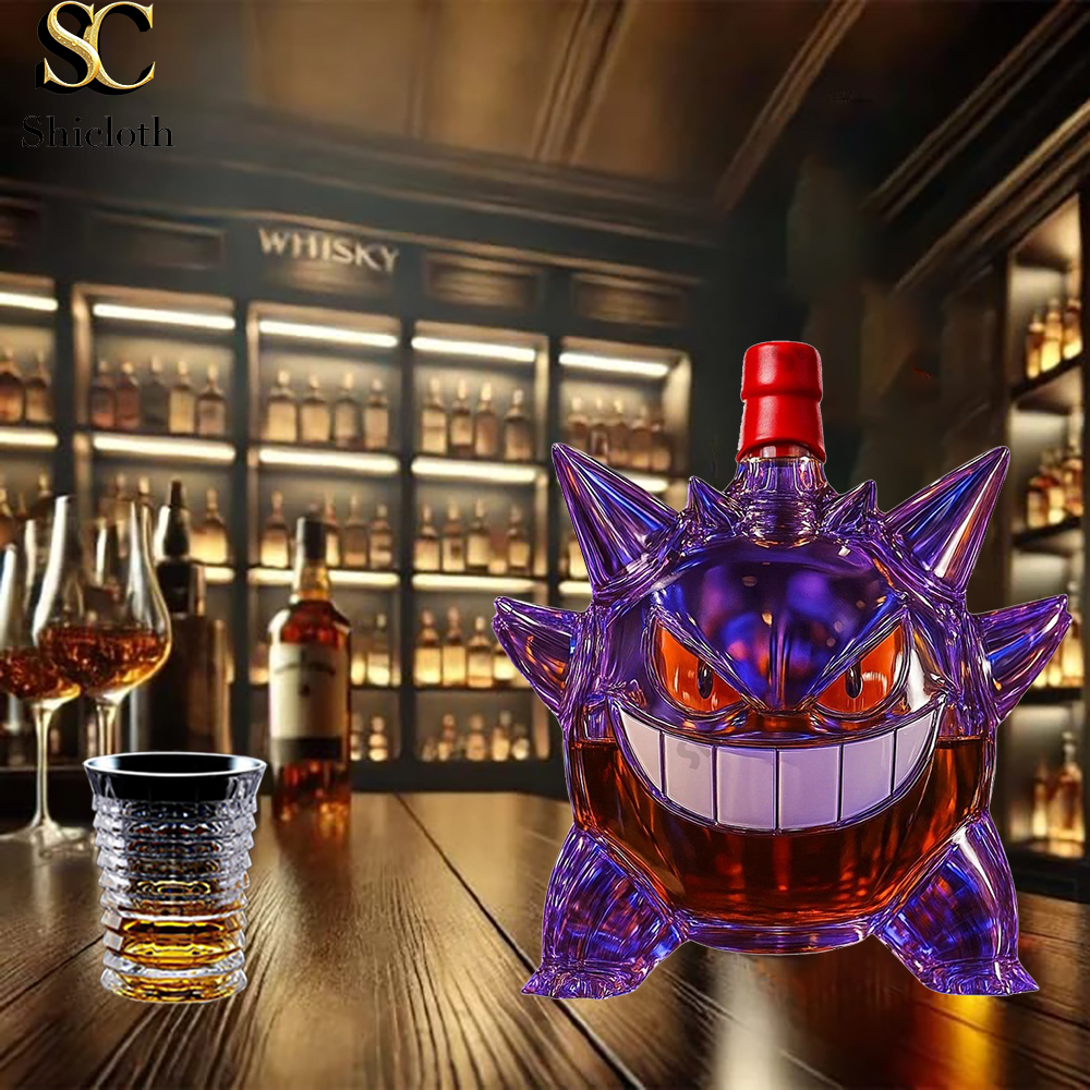 Pokemon Gengar Whiskey Bottle 14 banner ruou 8
