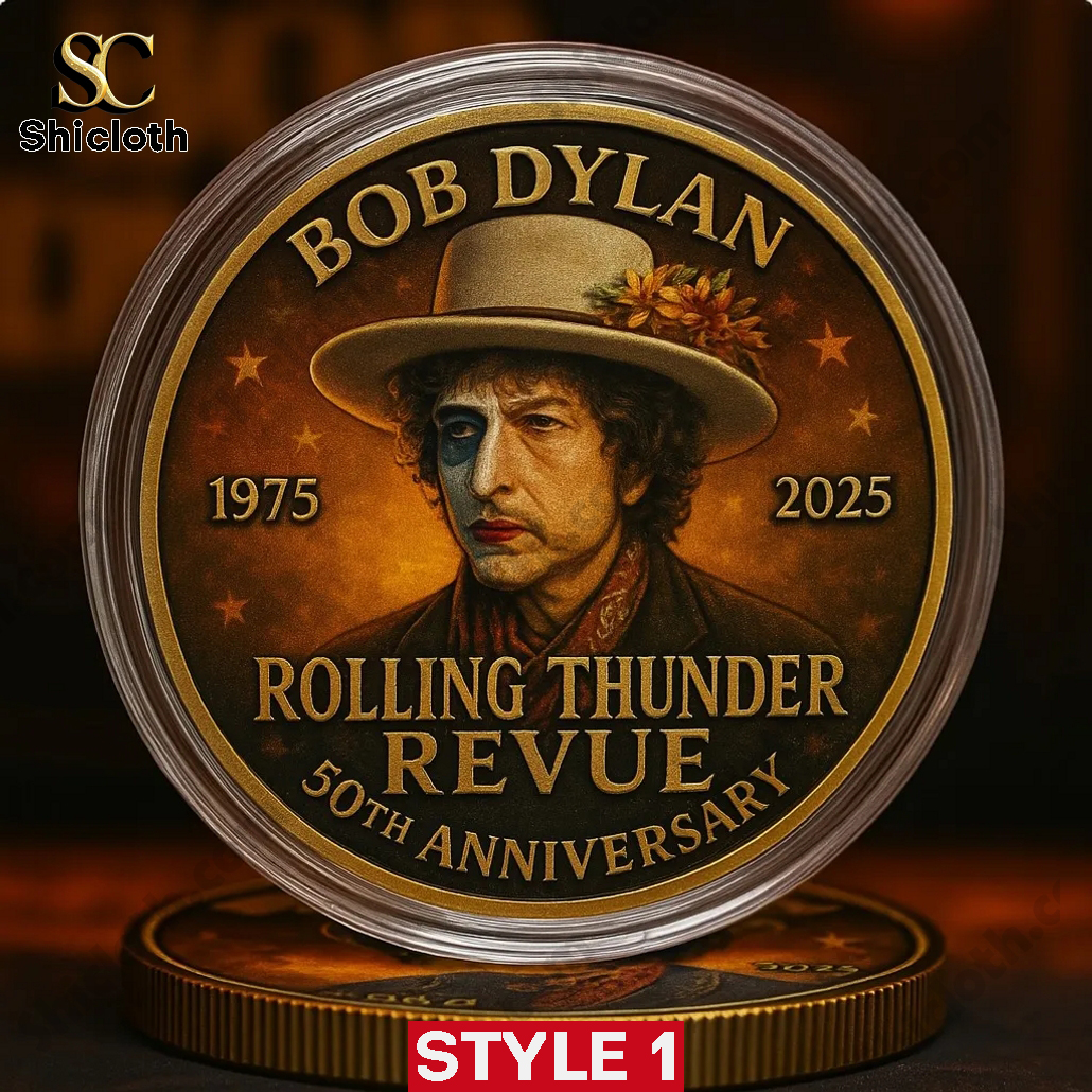 Bob Dylan Rolling Thunder 50th Anniversary Commemorative Coin
