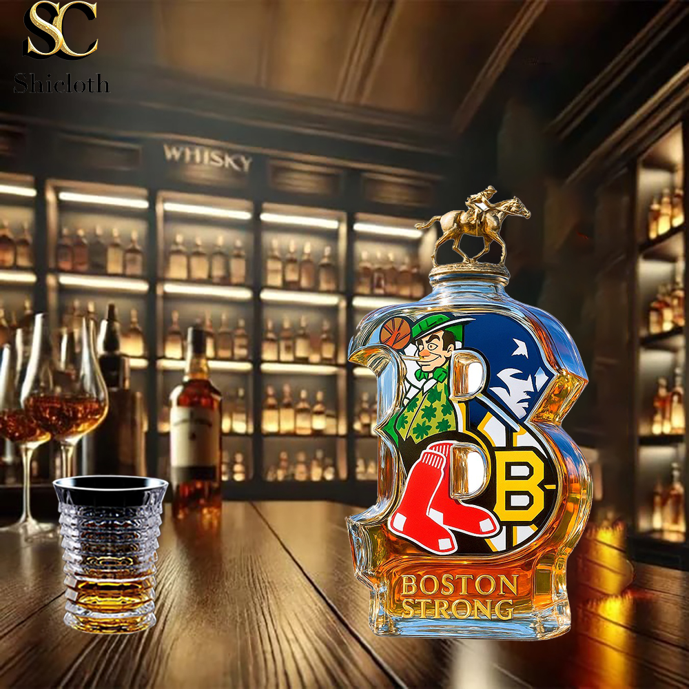 NEWEST Boston Strong Teams Glory Whiskey Bottle 4 NEWEST Boston Strong Teams Glory Whiskey Bottle - Image 4