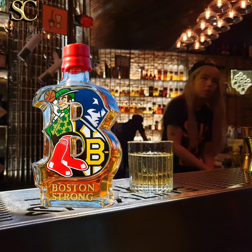 NEWEST Boston Strong Teams Glory Whiskey Bottle 6 NEWEST Boston Strong Teams Glory Whiskey Bottle - Image 6
