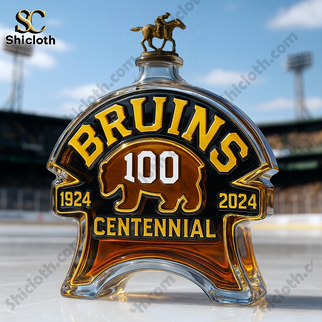 Boston Bruins 100th Anniversary Whiskey Bottle 4 Boston Bruins 100th Anniversary Whiskey Bottle - Image 4