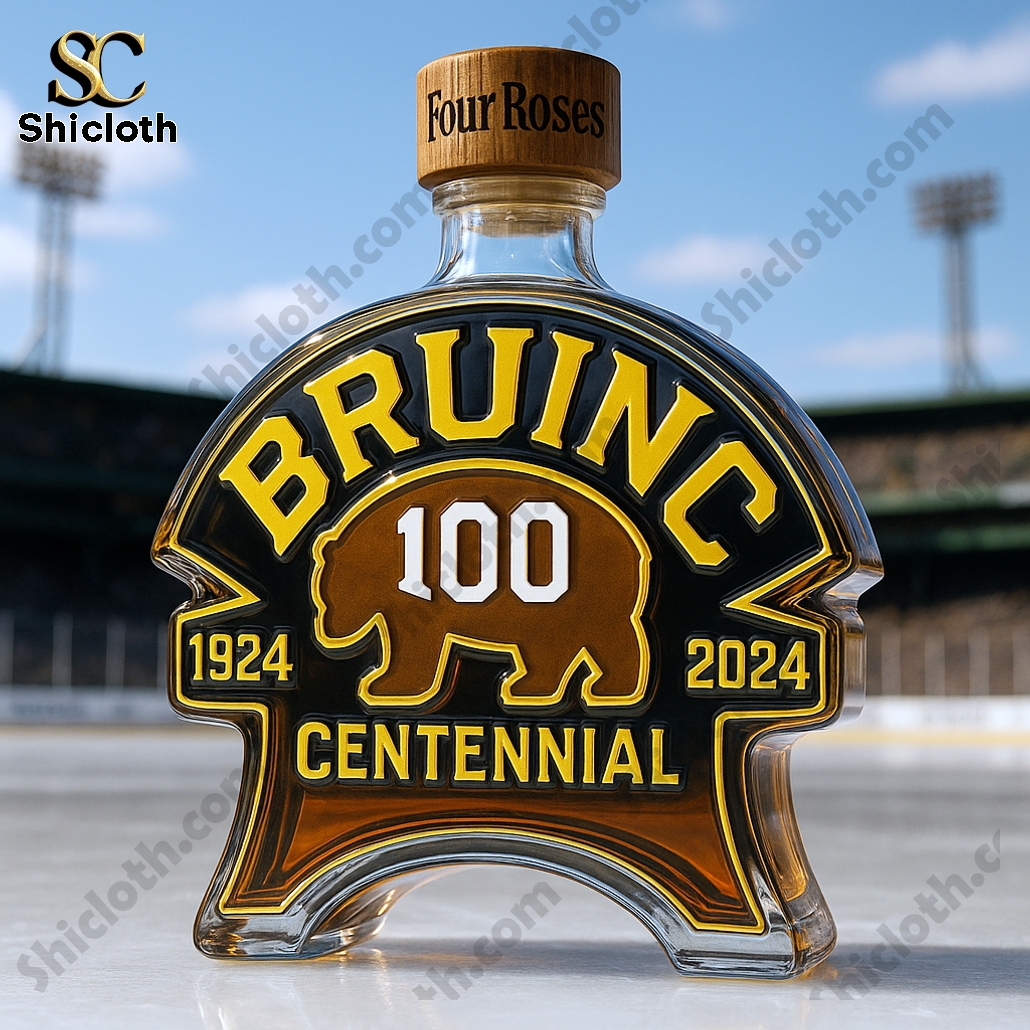 Boston Bruins 100th Anniversary Whiskey Bottle 6 Boston Bruins 100th Anniversary Whiskey Bottle - Image 6