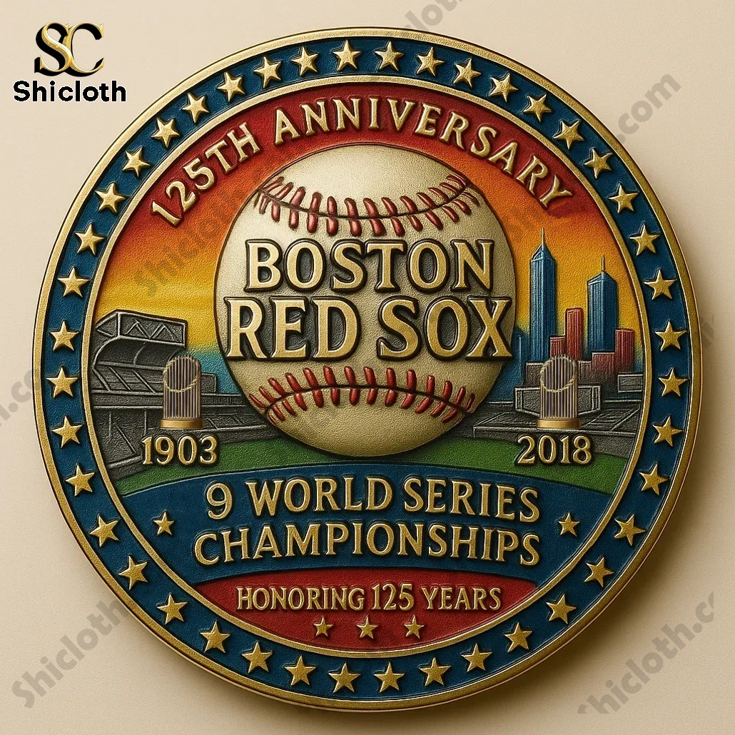 Boston Red Sox 125th Anniversary Commemorative Coin 4 Boston Red Sox 125th Anniversary Commemorative Coin - Image 4