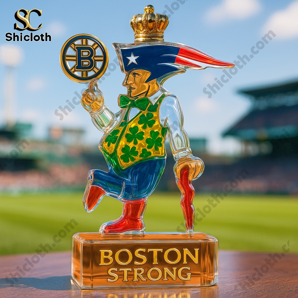 Boston Teams Glory Whiskey Bottle