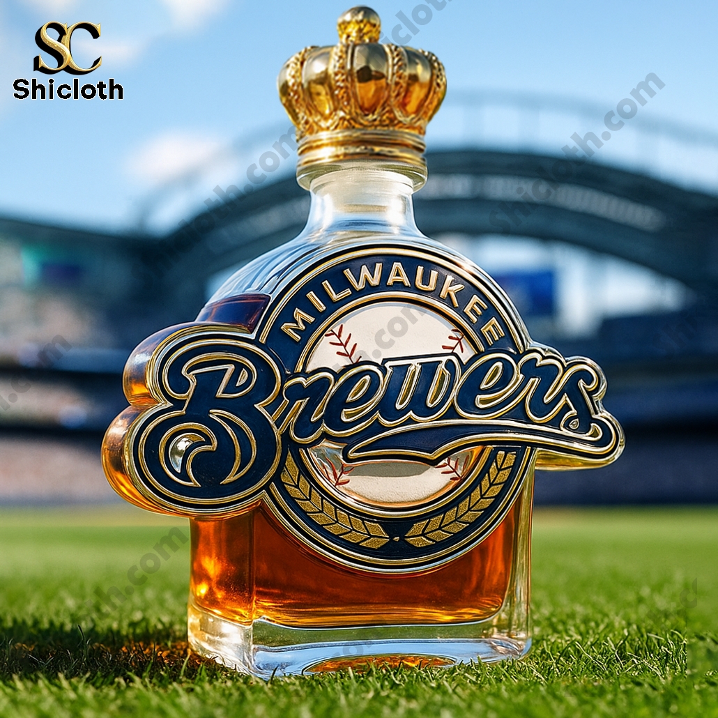 Brewers Crown Crest Ballpark Heritage Edition Whiskey Bottle