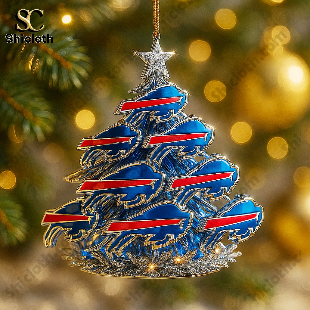 Buffalo Bills Christmas Tree Ornament