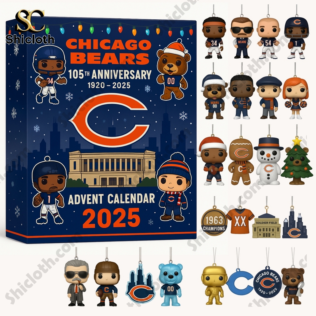 Chicago Bears 105th Anniversary 2025 Advent Calendar