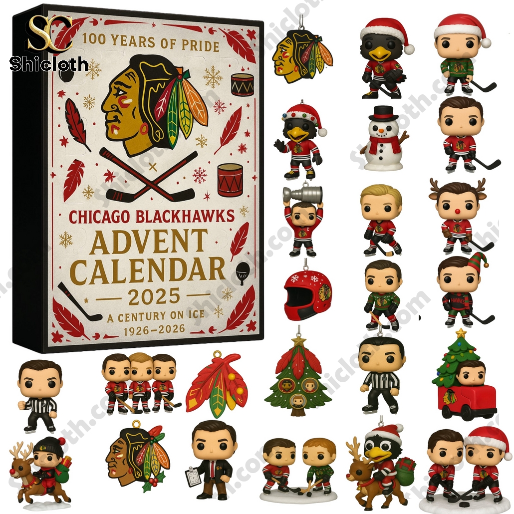 Chicago Blackhawks 100th Anniversary Advent Calendar 2025
