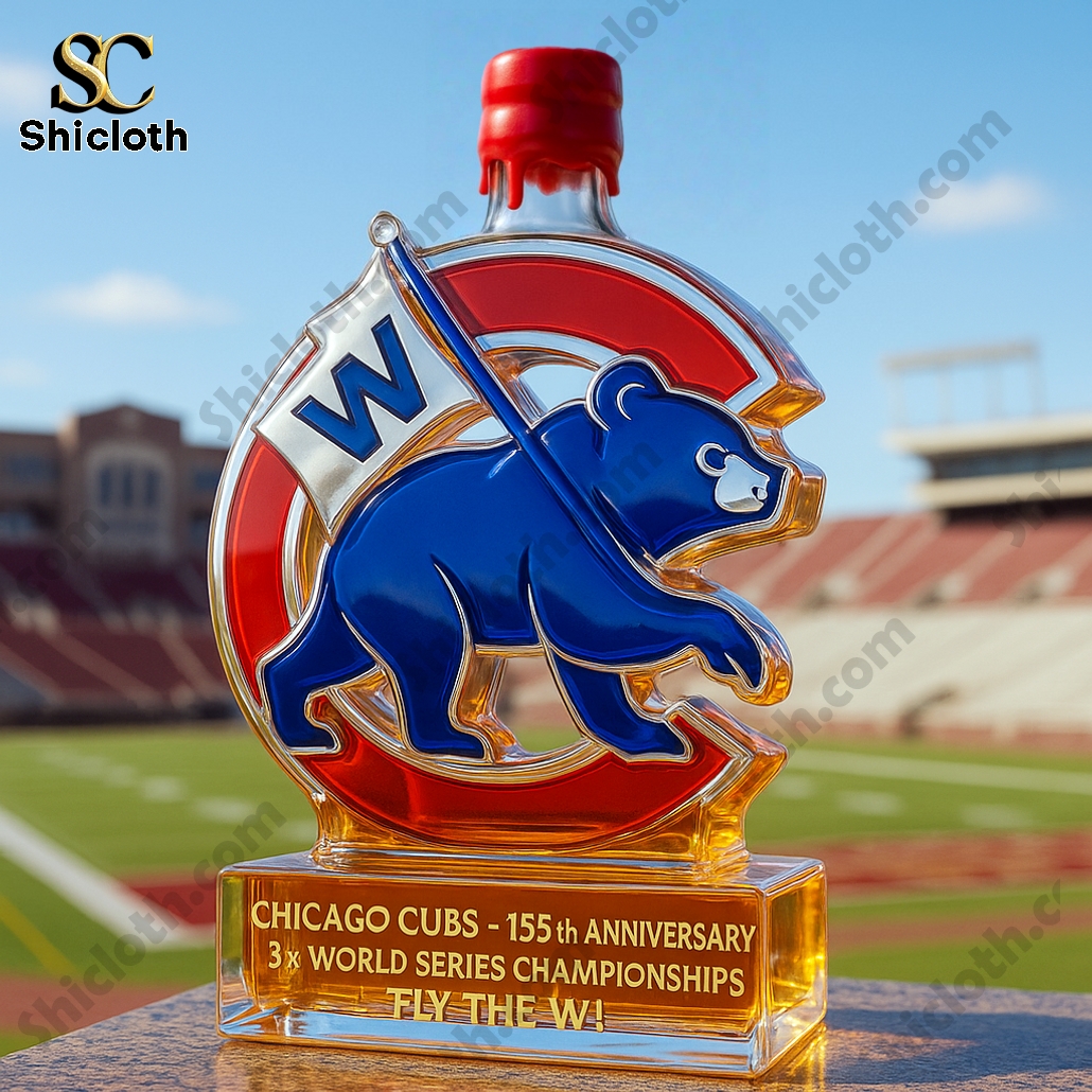 Chicago Cubs 155th Anniversary Limited-Edition Whiskey Bottle 4 Chicago Cubs 155th Anniversary Limited-Edition Whiskey Bottle - Image 4