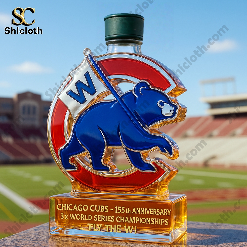 Chicago Cubs 155th Anniversary Limited-Edition Whiskey Bottle 5 Chicago Cubs 155th Anniversary Limited-Edition Whiskey Bottle - Image 5