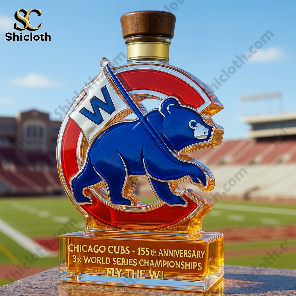 Chicago Cubs 155th Anniversary Limited-Edition Whiskey Bottle 6 Chicago Cubs 155th Anniversary Limited-Edition Whiskey Bottle - Image 6