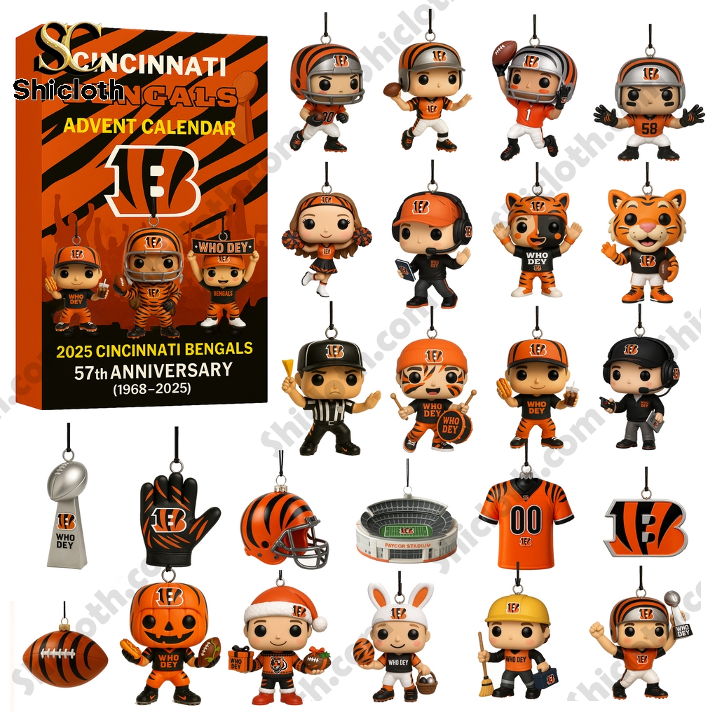 Cincinnati Bengals 2025 57th Anniversary Advent Calendar