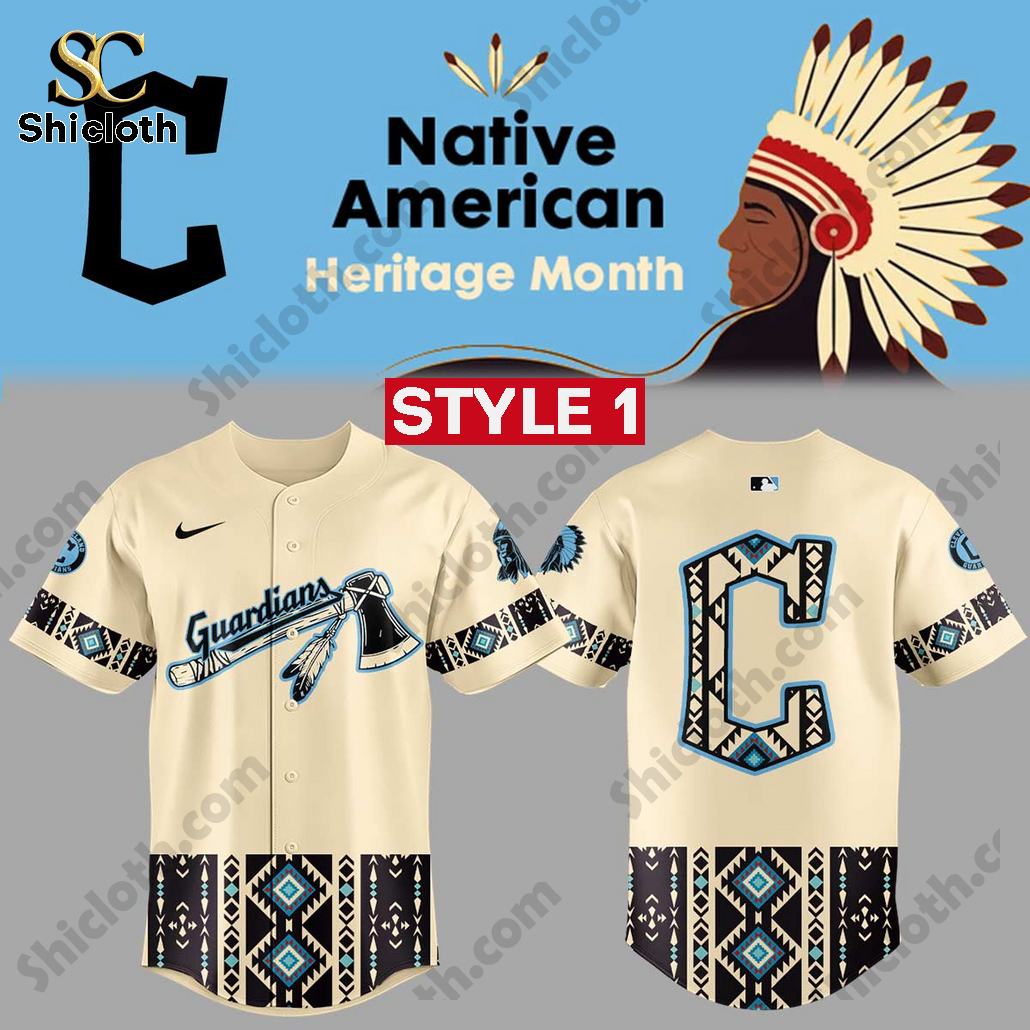 Cleveland Guardians x Native American Heritage Month 2025 Custom Jersey