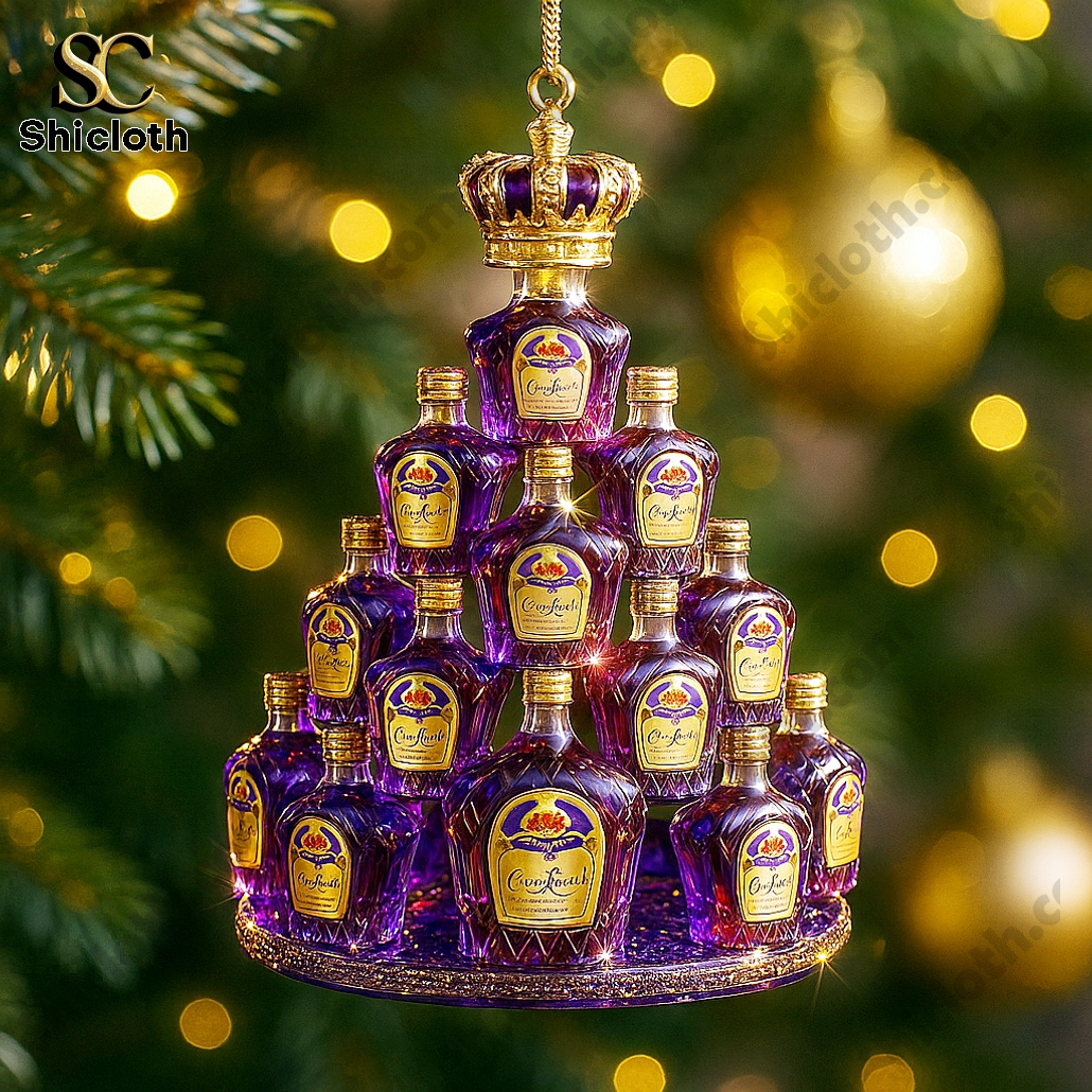 Crown Royal Christmas Tree Ornament