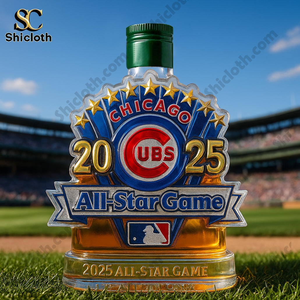 Cubs All-Star Crest 2025 Commemorative Edition Whiskey Bottle 4 Cubs All-Star Crest 2025 Commemorative Edition Whiskey Bottle - Image 4