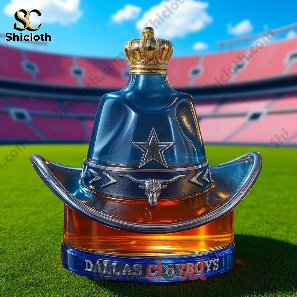 Dallas Cowboys Lone Star Pride Whiskey Bottle
