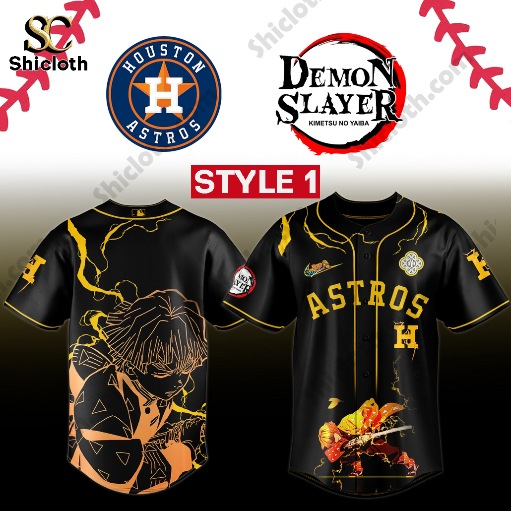 Demon Slayer Limited 2025 Houston Astros Jersey
