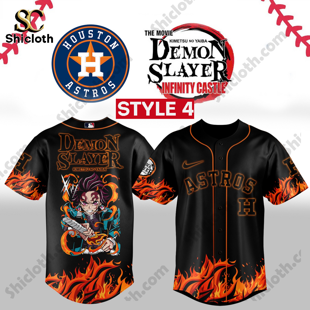 Demon Slayer Limited 2025 Houston Astros Jersey 4 Demon Slayer Limited 2025 Houston Astros Jersey - Image 4