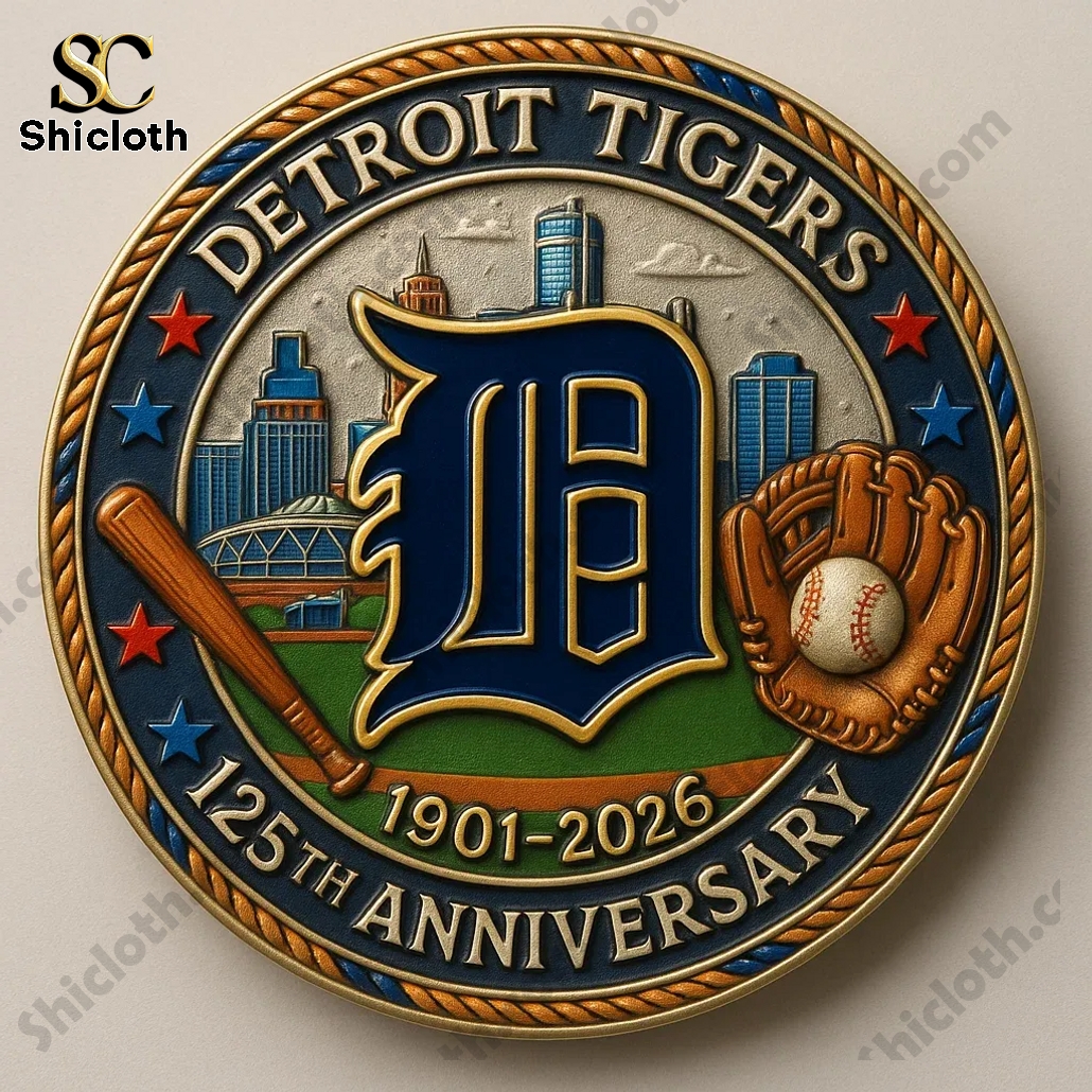 Detroit Tigers 125th Anniversary Commemorative Coin