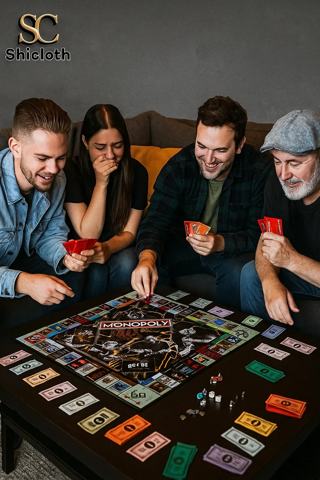 AC/DC Back in Black Edition Monopoly Board Game 3 AC/DC Back in Black Edition Monopoly Board Game - Image 3