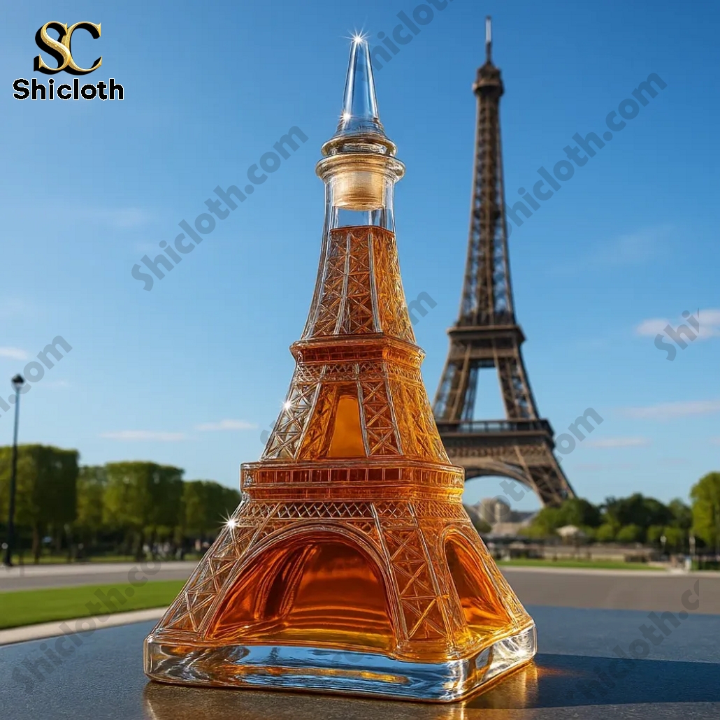 Eiffel Tower Limited Edition Whiskey Bottle