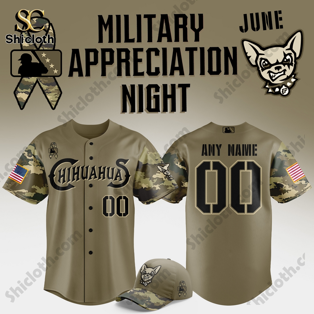 El Paso Chihuahuas Appreciation Night 2025 Baseball Jersey