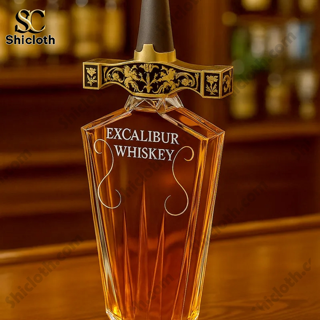 Excalibur of King Arthur Whiskey Bottle